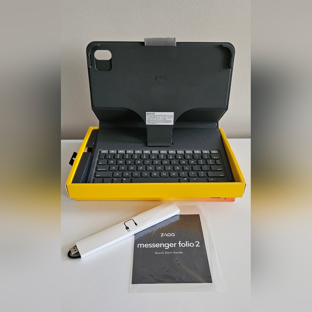ZAGG Messenger Folio 2 Keyboard Case with Stand for Apple iPad (10th Gen)